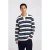 America Today oversized gestreepte polo wit