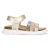 BunniesJR 225423-794 Meisjes Platte Sandalen – Goud – Imitatieleer – Klittenband