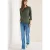 Cecil Dames Shirt met trekkoord in Groen