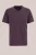 WE Fashion – Heren regular fit T-shirt – Regular fit – Aubergine – Katoen –
