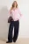 TRENDYOLMİLLA Dames Roze Effen Lang Getailleerd Overhemden