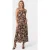 ARKET Gerri Aop Dress Brown