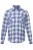 John F. Gee Overhemd  blauw / wit