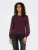 Only Onlperry Life Ls Mix O-neck Knt Trui Winetasting