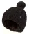 Dames Pom Pom Bobbelhoed | Heat Holders | Modieuze Chunky Warme Kabelgebreide Muts met Heatweaver Fleece Voering | Salzburg Stijl – Zwart