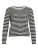 VILA Gebreid vest  zwart / wit