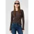 QS top – donkerbruin