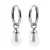 KARMA Jewelry sterling zilveren oorbellen Hanging Gem