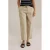 WE Fashion tapered regular waist broek beige