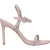 Stuart Weitzman Roze Leren Stiletto Hak Sandalen