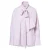 Beaumont gestreepte blouse – lichtroze/ecru