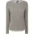 Pieces Dames/Dames Crew Hals Relaxed Fit Blouse met Lange Mouwen (Natuurlijk)
