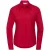 Russell Collection Dames/Dames Polycotton Slim Shirt met Lange Mouwen (Klassiek rood)