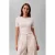 Calvin Klein top ecru rib gebreid