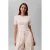 Calvin Klein top ecru rib gebreid