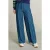 River Woods Blue/green Striped Linen Pants Blue
