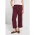 Street One Dames Mousseline broek Wide Legs in Rood