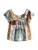 Next Blouse  beige / blauw / bruin / donkergroen