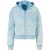 Urban Classics Dames washed towelling short oversized full zip hoodie