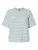 PIECES Gebreid vest ‘PCMalou’  lichtblauw / wit