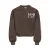 KIDS ONLY GIRL rechtvallende sweater met print – bruin