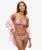 Triangelbikinitop met Koordjes Roze
