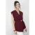 Geknoopte V-Hals Crêpe Gilet