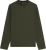 SCOTCHSODA Longsleeve 3 Crosses relaxed-fit garment-dyed Mos Groen heren