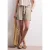 High Waist shorts met riem