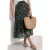 Chiffon maxirok met print