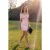 TRENDYOLMİLLA Dames Roze Effen Kort / Mini Mouwloos Bodycon Jurken