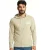 Caterpillar Hoodie Lange Mouwen Katoenen Heren Beigekleurig T-Shirt