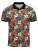 Ombre Shirt  gemengde kleuren / zwart