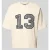 REVIEW T-shirt met kettingborduursel en ronde hals