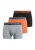 Superdry & Co Boxershorts  grijs gemêleerd / oranje / zwart