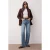 TRENDYOLMİLLA Dames Blauw Effen Wijde pijp Hoge taille Jeans