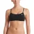Nike Bikinitop met logo en racerback voor dames (Zwart)