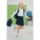 TRENDYOLKIDS Meisjes Donkerblauw Effen Kort / Mini Basic A-lijn Rokken