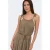 JDY viscose maxi zomerjurk met borduursels – bruin