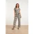 Smashed Lemon 24427 zachte stretch grafische print zomer jumpsuit |
