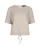 Red Button Skyler Linen/visc Pinstripe Srb4863 T-shirt Korte Mouw Pebble