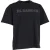 Jil Sander Logo T-shirt in Zwarte Katoen