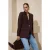 TRENDYOLMİLLA Dames Bruin Effen Lang Regular fit Blazers