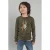 TYGO & vito jersey longsleeve met print – olijfgroen