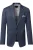 Venti Jas blauw, Effen