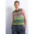 TOPSHOP gestreepte vest multi gebreid