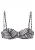 LASCANA Bikinitop  antraciet / wit
