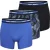 Happy Shorts 3-pack boxershorts heren hawaii zwart/blauw