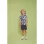 Sturdy casual short Lagoon Legends donkerblauw