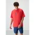 Overmaatse Katoenen Crew Neck Gedrukte T-shirt